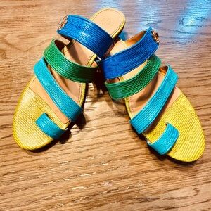 Tory Burch Kira toe sandals worn once